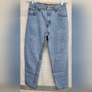 40125 Levis 550 Size 8 L Jeans Womens Blue Classic Relaxed Cotton 40125
